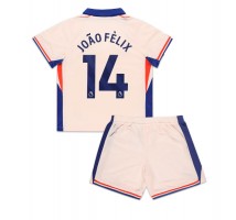 Chelsea Joao Felix #14 Koszulka Wyjazdowa dzieci 2024-25 Krótki Rękaw (+ krótkie spodenki)
